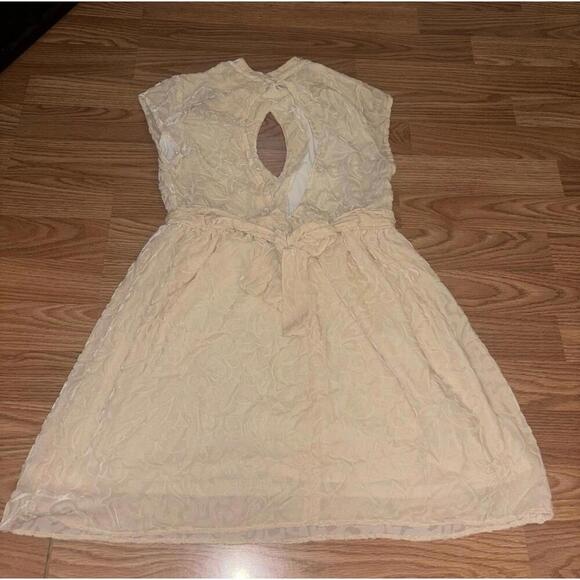 Free People X Lindsey Thornburg Cutout Velvet Dress Size 4 - Picture 9 of 9